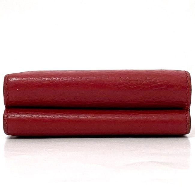 Gucci Trifold Wallet Ec21063 Red Marmont 474746