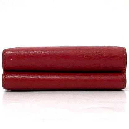 Gucci Trifold Wallet Ec21063 Red Marmont 474746