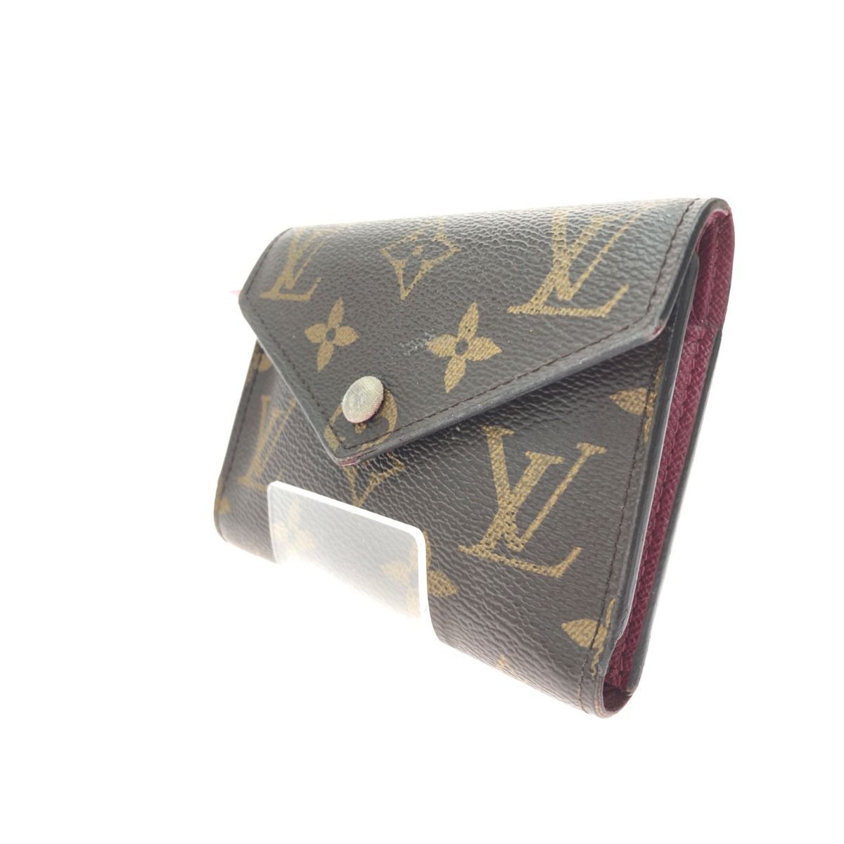 Louis Vuitton Women's Tri-Fold Wallet Monogram Portefeuille Victorine M62472