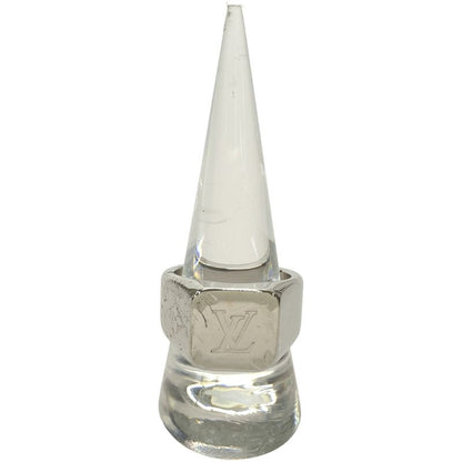 Louis Vuitton Monogram Signet Ring M62488 Silver L