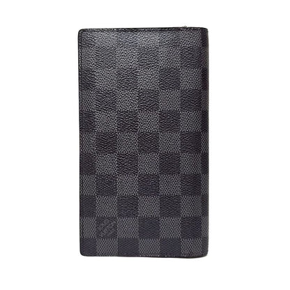 Louis Vuitton Damier Graphite Portefeuille Columbus Long Wallet N63116 Damier