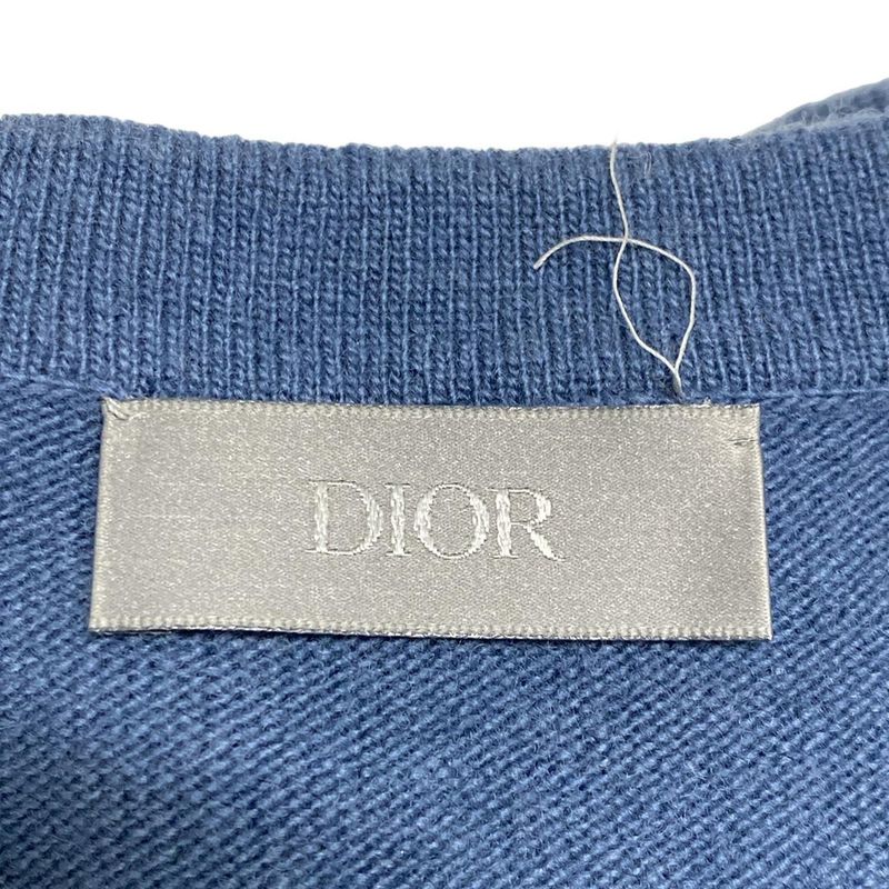 Dior/christian Dior Long Sleeve Cut And Sewn Size M Men's - 513m660a3001 Blue