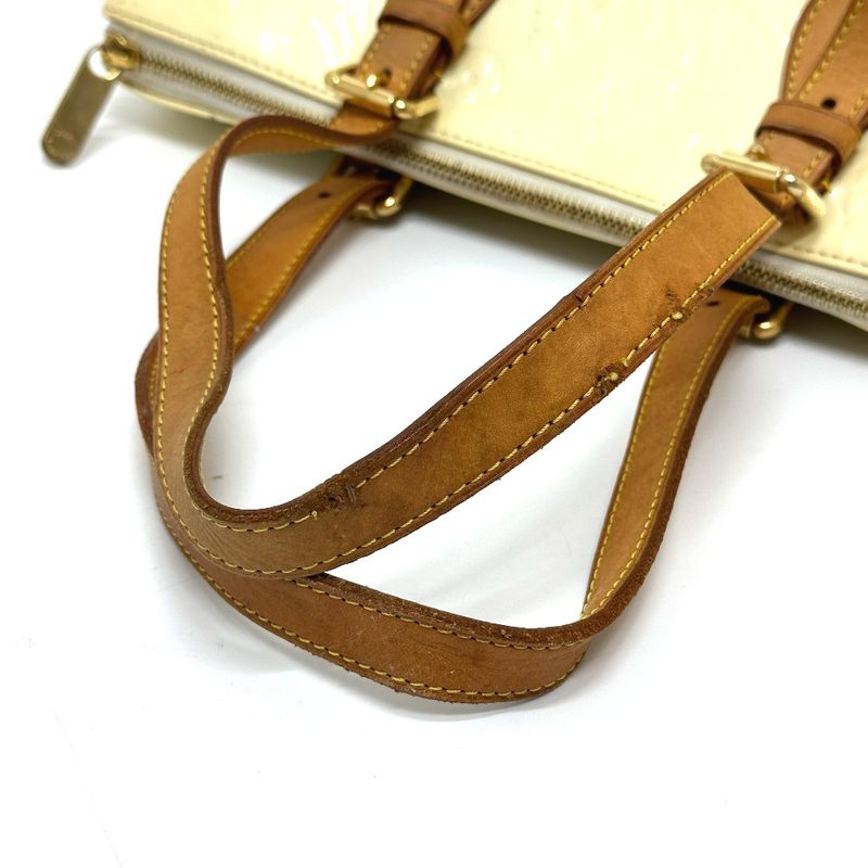 Louis Vuitton Handbag Rosewood Avenue M93508 Monogram Vernis Canvas Pe Lou White