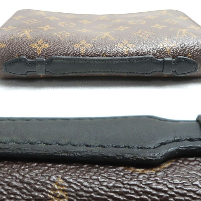 Louis Vuitton Zippy XL Long Wallet Round Zipper Monogram Macassar M61506 Ca2198