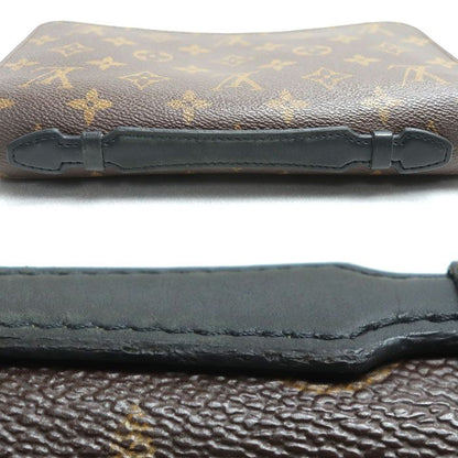 Louis Vuitton Zippy XL Long Wallet Round Zipper Monogram Macassar M61506 Ca2198