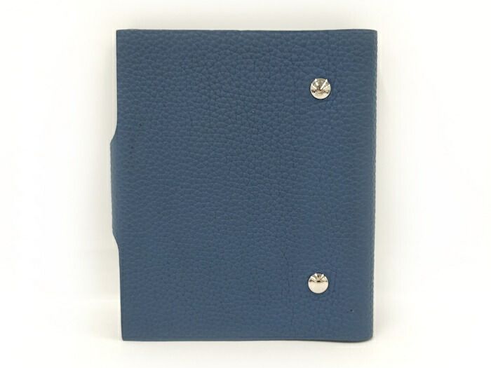 Hermes Ulysse Nardin Cabas Togo Blue Stamped A