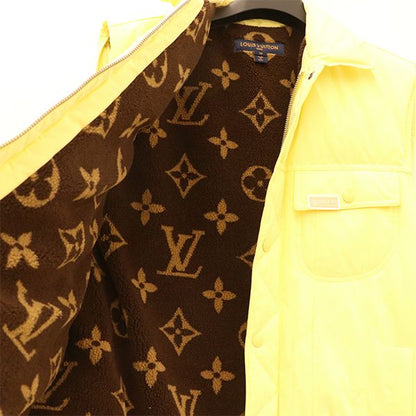 Louis Vuitton Down Vest Medium Boa Vccw02 Ca36929 Ladies Size 38 Lemon Yellow