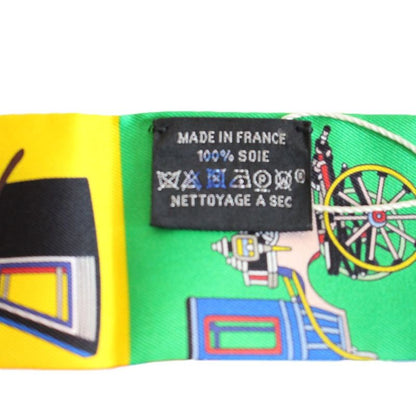 Hermes Twilly Exquisite Carriage Silk Scarf