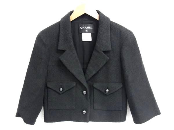 Chanel P43652v31747 Coco Mark Cotton Setup Jacket Skirt Size 34 36