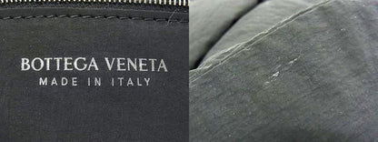 Bottega Veneta Maxi Intrecciato Nylon Cross Body Shoulder Bag Black Ff8842