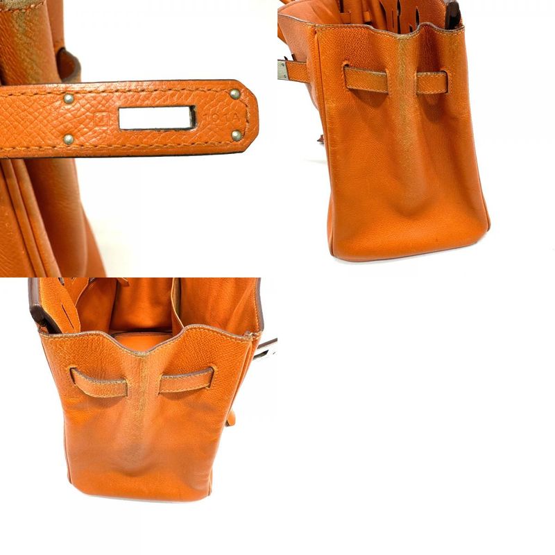 Hermes Handbag Birkin 35 Vaux Epson Orange
