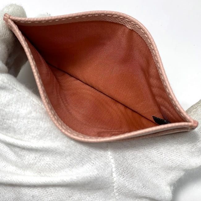 Prada Card Case Pink Ec20578 Excellent Condition Cles Zit Card