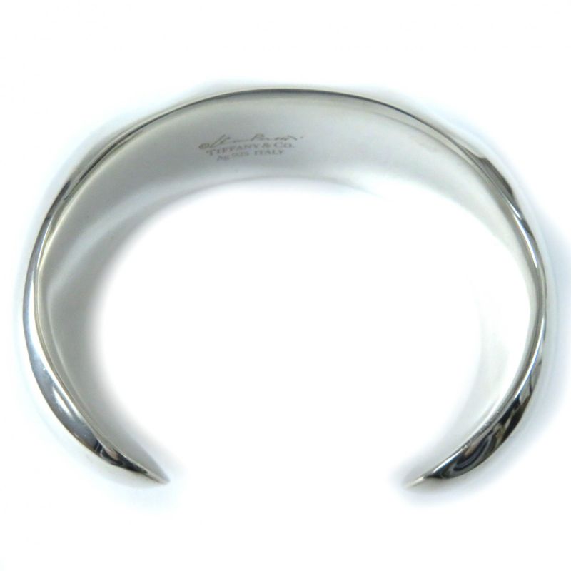 Tiffany & Co Elsa Peretti Elsa Peretti Faceted Cuff Small Bangle Bracelet Ag925