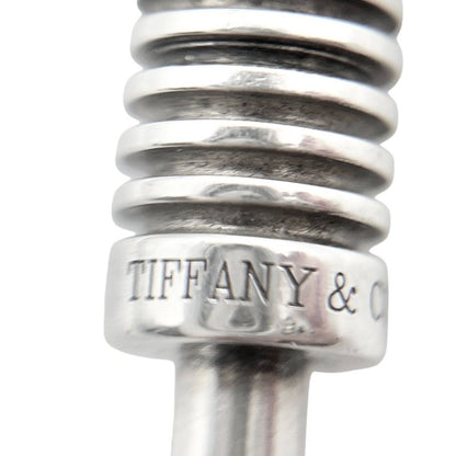 Tiffany & Co Surfer Paloma Grube Necklace Black Unisex Rubber Silver