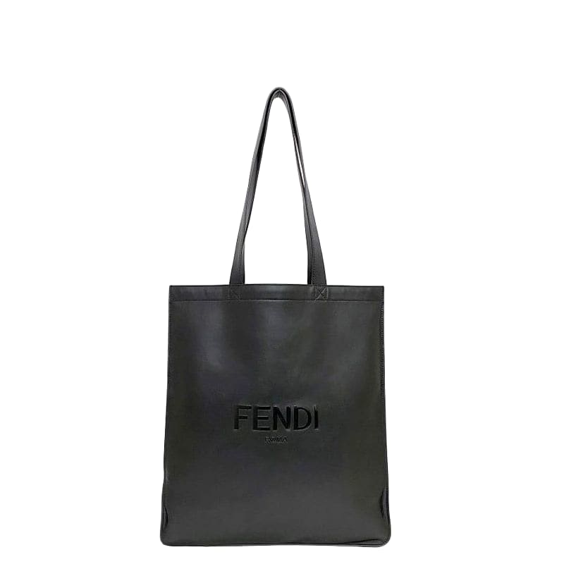 Fendi Tote Bag Black 7va538 F20398 Excellent Condition