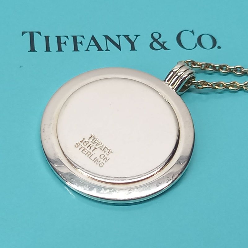 18K Coin Top Necklace Gold And Silver Tiffany & Co