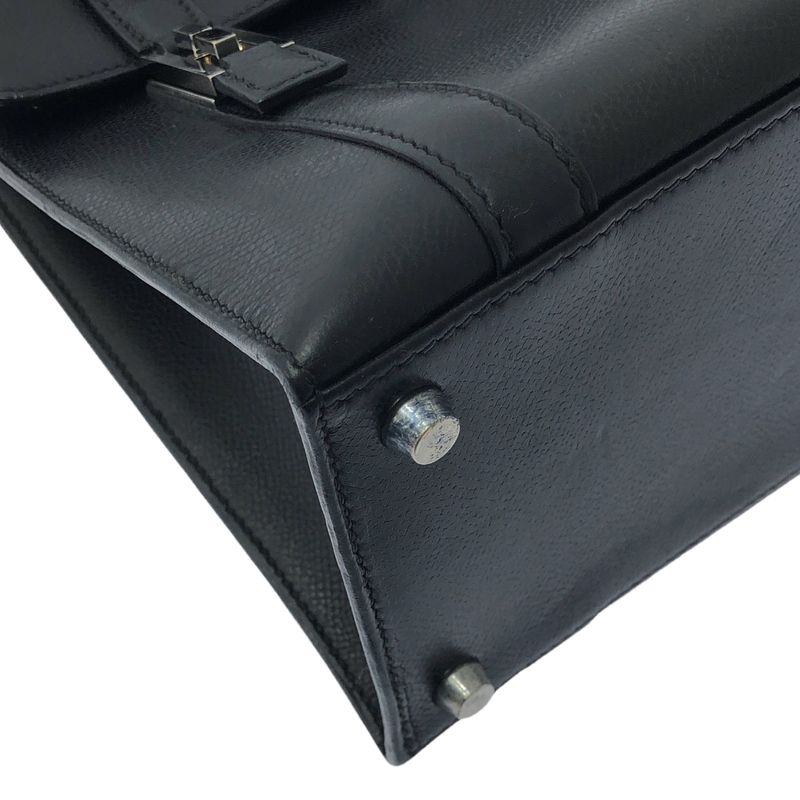 Hermes | Drag 32 G Engraved Silver Hardware Handbag | Black | Women
