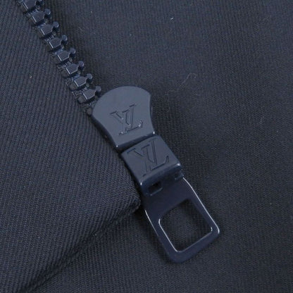 Louis Vuitton 100% Wool LV Icon Motif Zip Hoodie Blouson Navy 46 Made In Italy