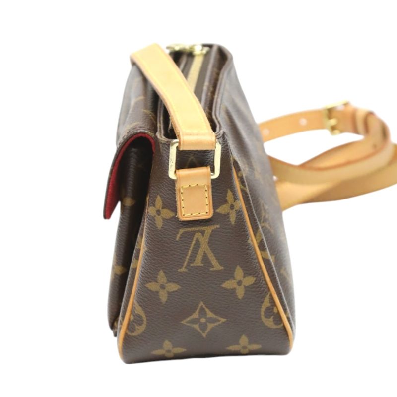 Louis Vuitton M51165 Monogram Shoulder Bag Viva Cité PM Shoulder Bag Louis