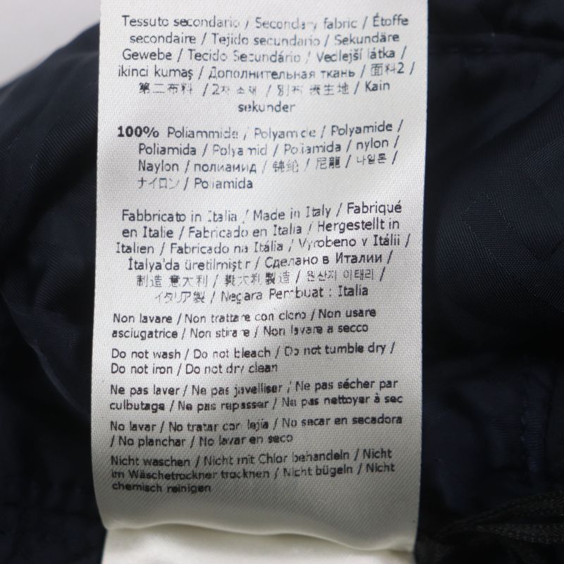  Fendi Fxq966 FF Logo Zucca Star Reversible Hat Bucket Hat Navy Storage With