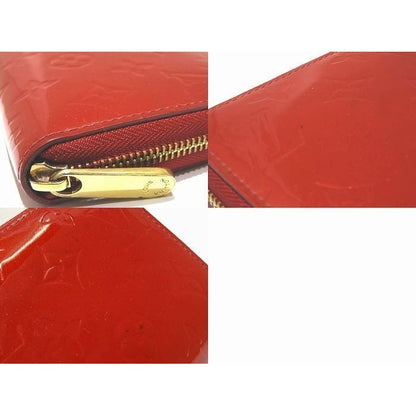 Louis Vuitton Zippy Wallet Long Vernis Pomme D'amour Red Enamel 4