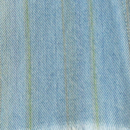 Chanel Vintage Denim Striped Mini Skirt Light Blue Y2 K 34