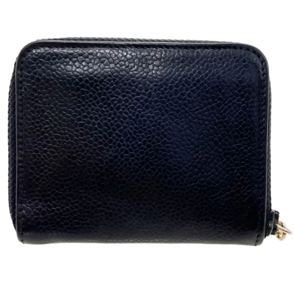 Chanel CC Vintage Caviar Timeless Coin Purse Pouch Key Chain Charm Bag