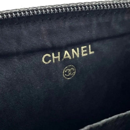 Chanel CC Vintage Caviar Timeless Coin Purse Pouch Key Chain Charm Bag