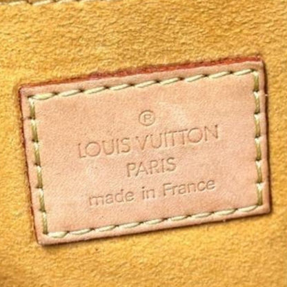 Authentic Louis Vuitton Denim Mini Pleaty Vintage Pouch Pochette Bag Monogram