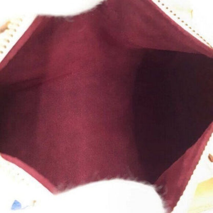 Authentic Louis Vuitton Mini Nano Speedy Monogram Multicolor Sac Bag HL White