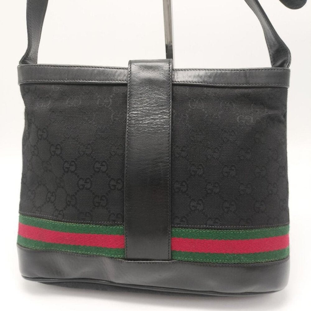 Authentic Gucci GG Sherry Ophidia Crossbody Shoulder Bag Messenger Tote Purse
