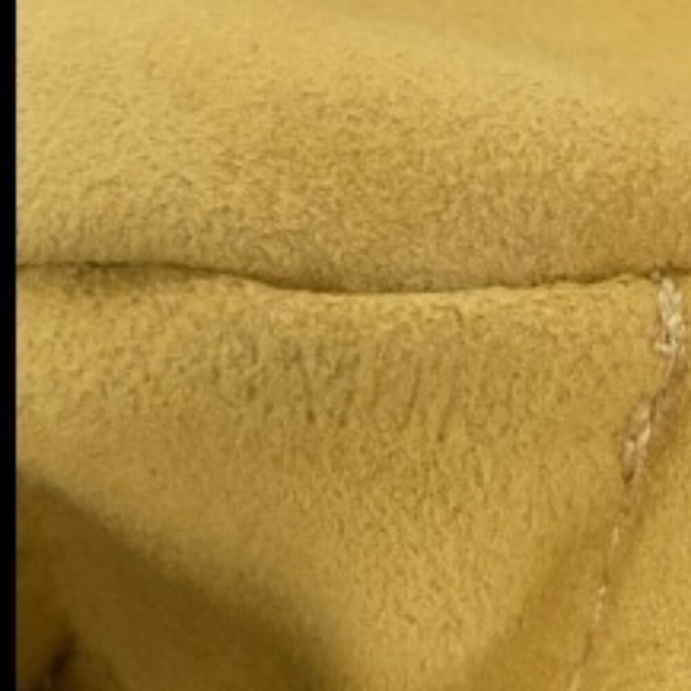 Authentic Louis Vuitton Denim Mini Pleaty Vintage Pouch Pochette Bag Monogram LV