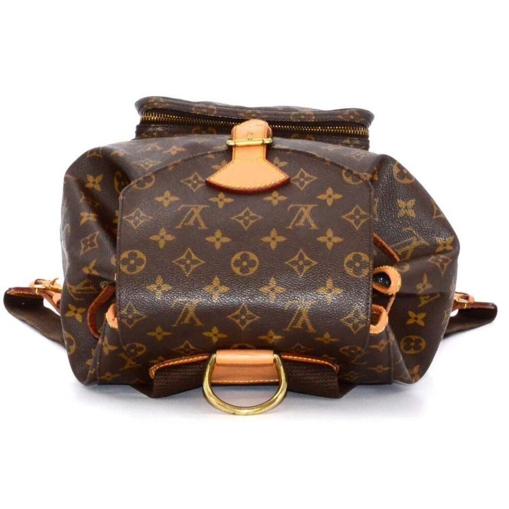 Authentic Louis Vuitton Monogram Montsouris GM Backpack Bag LV
