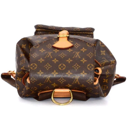 Authentic Louis Vuitton Monogram Montsouris GM Backpack Bag LV