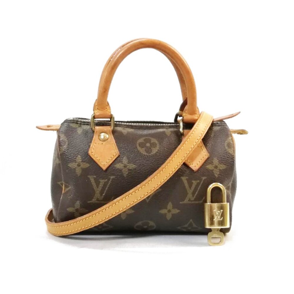 Authentic Louis Vuitton Monogram Mini Sac HL Speedy Nano Bag Vintage Purse Y2K