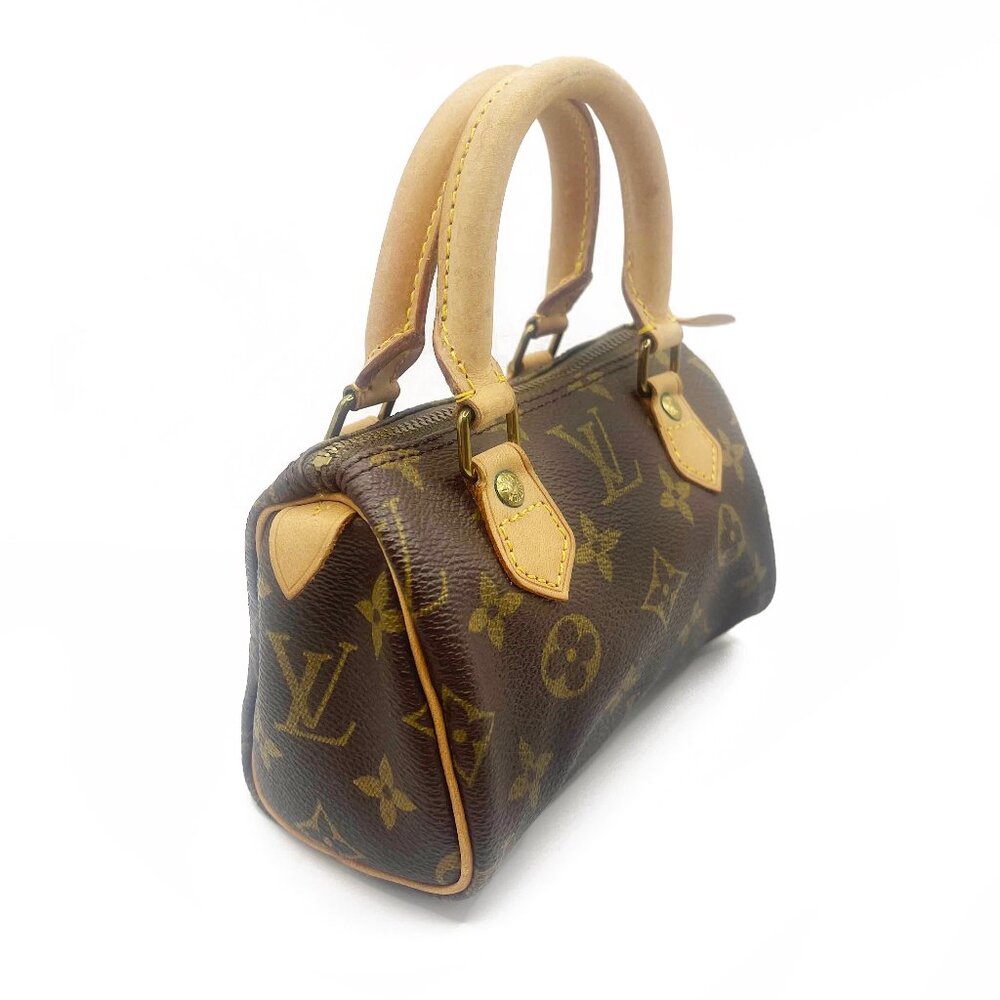 Authentic Louis Vuitton Monogram Mini Sac HL Speedy Nano Bag Vintage Purse Y2K