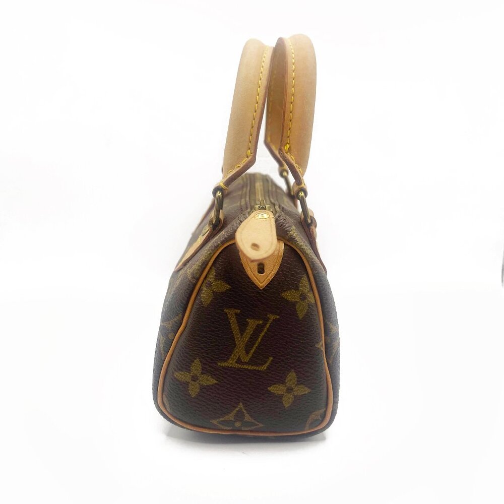 Authentic Louis Vuitton Monogram Mini Sac HL Speedy Nano Bag Vintage Purse Y2K