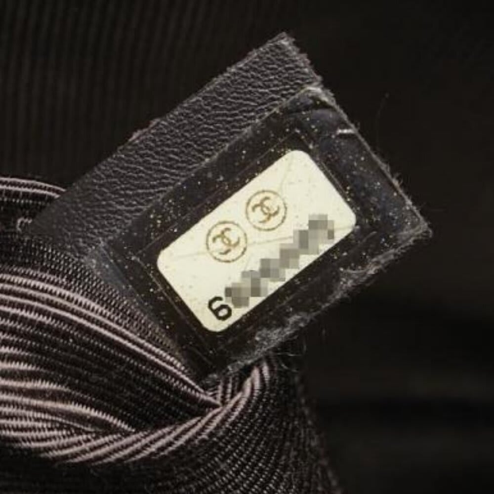 Chanel CC Wild Stitch Vintage Quilted Bowler Hand Bag Lambskin
