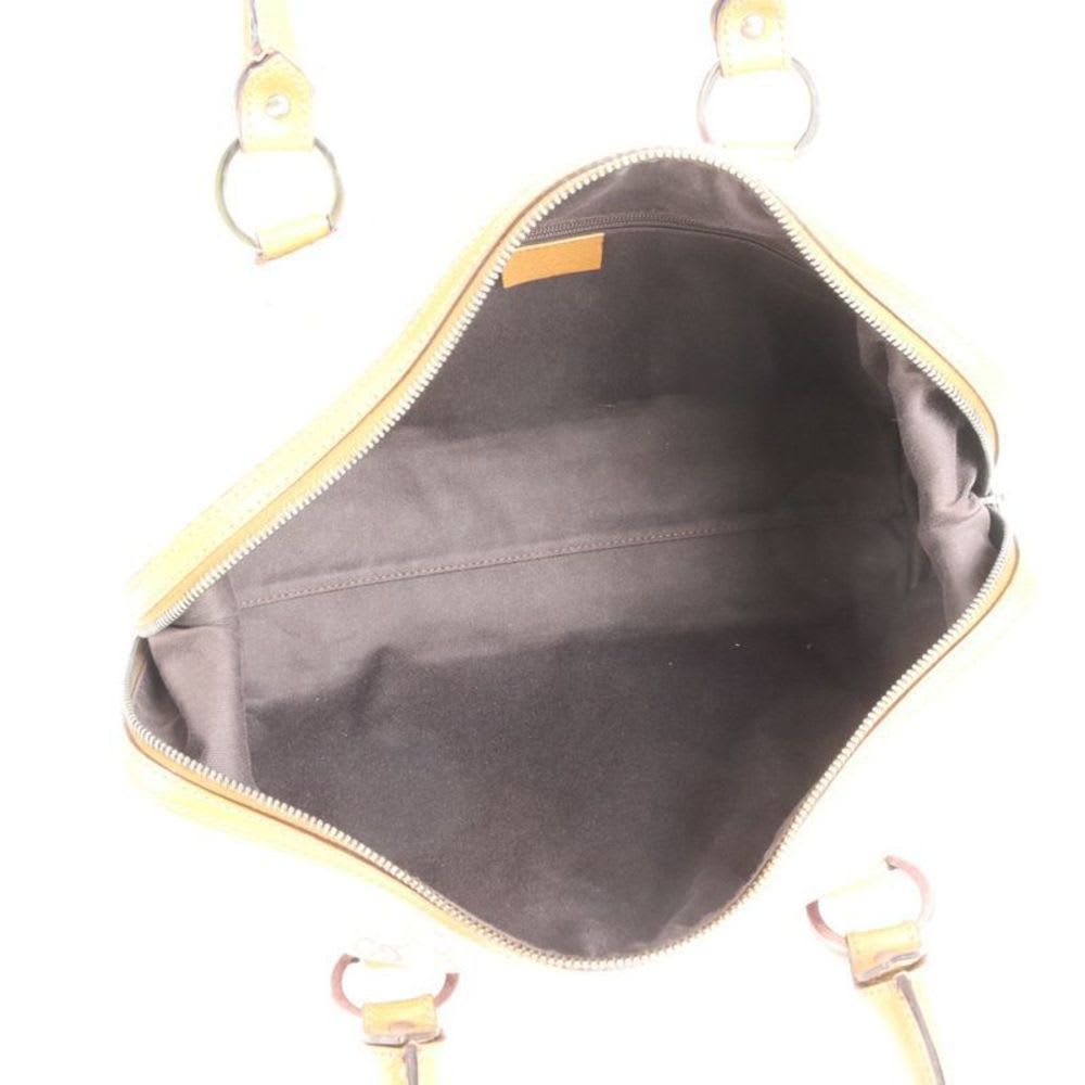 Gucci GG Sherry Pink Mini Boston Leather Handbag Tote Silver Hw Canvas Women's