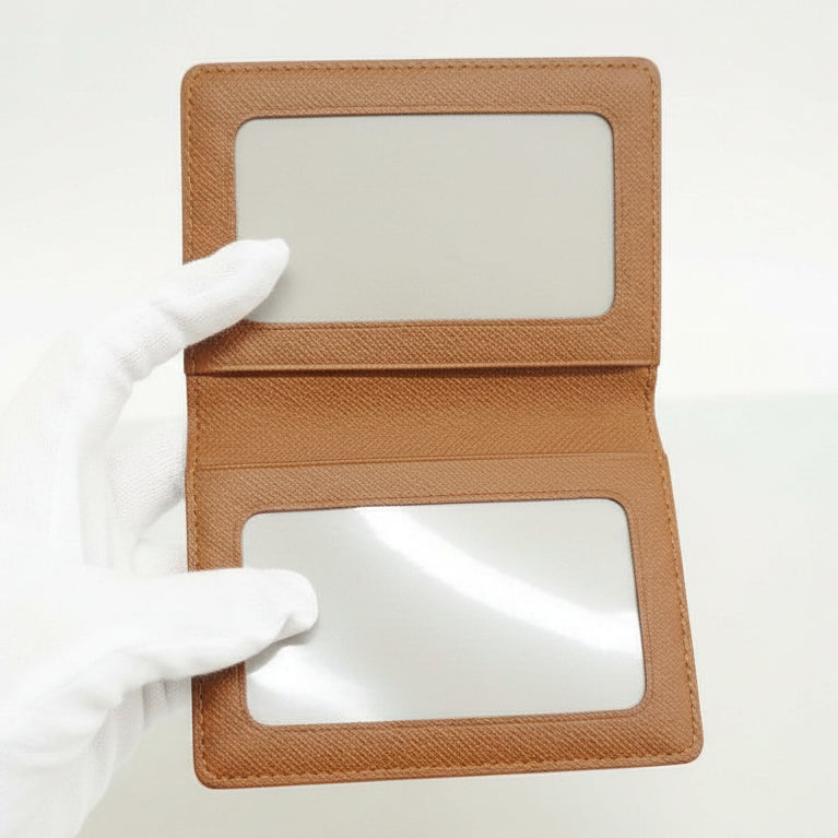 Louis Vuitton Monogram Porte 2 Carte Vertical Card Case M60533 Brown Men's Wome
