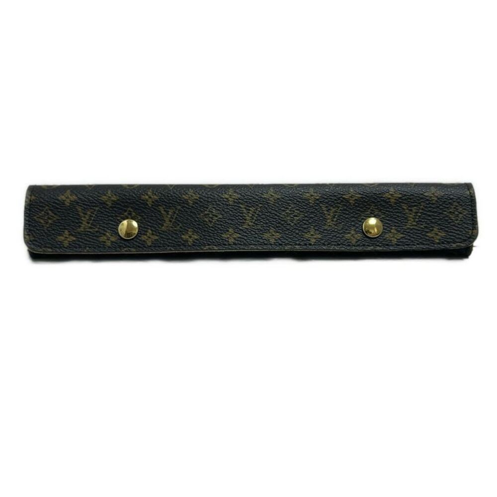 Louis Vuitton Accessory Case Monogram Dark Brown Light Necklace