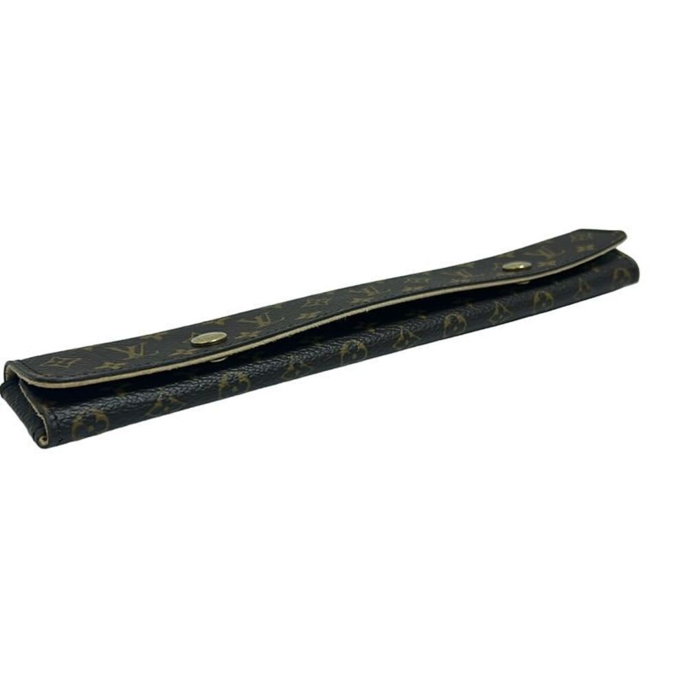 Louis Vuitton Accessory Case Monogram Dark Brown Light Necklace
