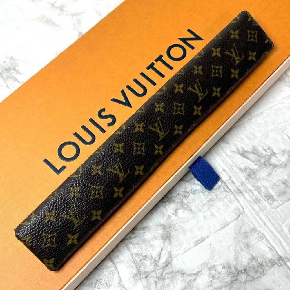 Louis Vuitton Accessory Case Monogram Dark Brown Light Necklace