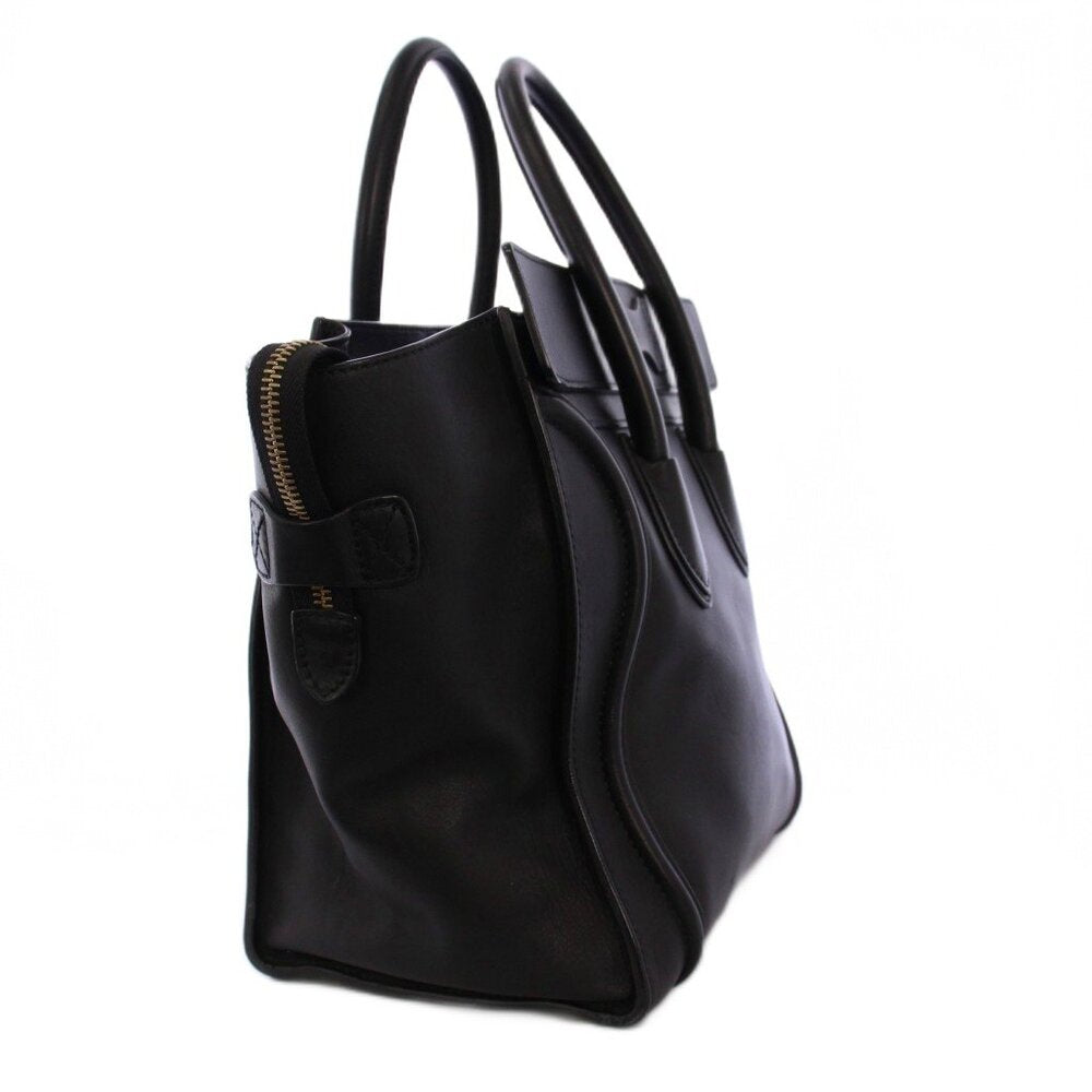 Celine Luggage Phantom Shopper Tote Bag F Black Purse