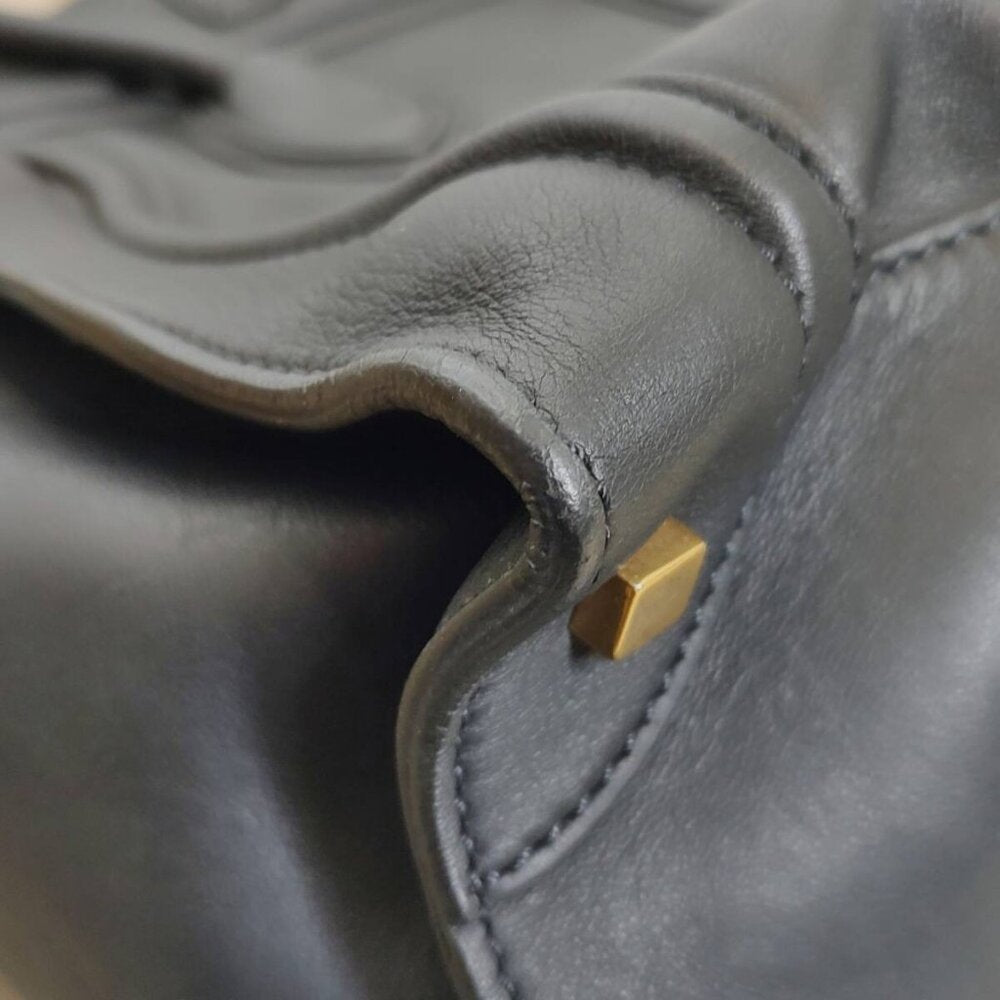 Celine Luggage Phantom Shopper Tote Bag F Black Purse