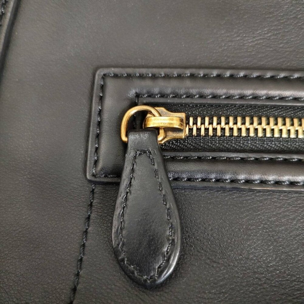 Celine Luggage Phantom Shopper Tote Bag F Black Purse