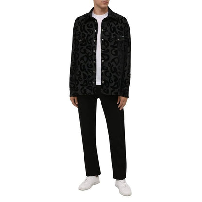 Dolce & Gabbana Denim Jacket 44 Top Chemise Button Up Dress Shirt Men's
