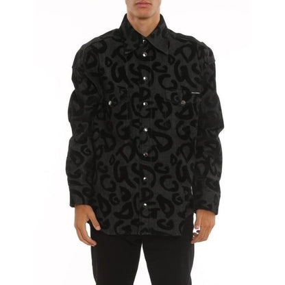 Dolce & Gabbana Denim Jacket 44 Top Chemise Button Up Dress Shirt Men's