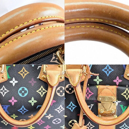 Louis Vuitton Speedy 30 Monogram Multicolor Sac Bag Black Tote Handbag