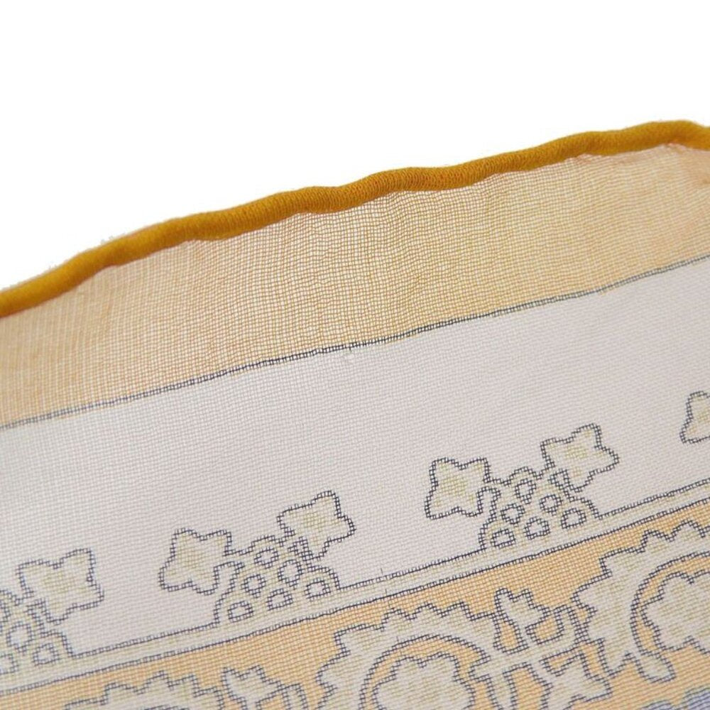 Hermes Carre 45 Petit Brins D'or Golden Young Branches Silk Multicolor — view 5